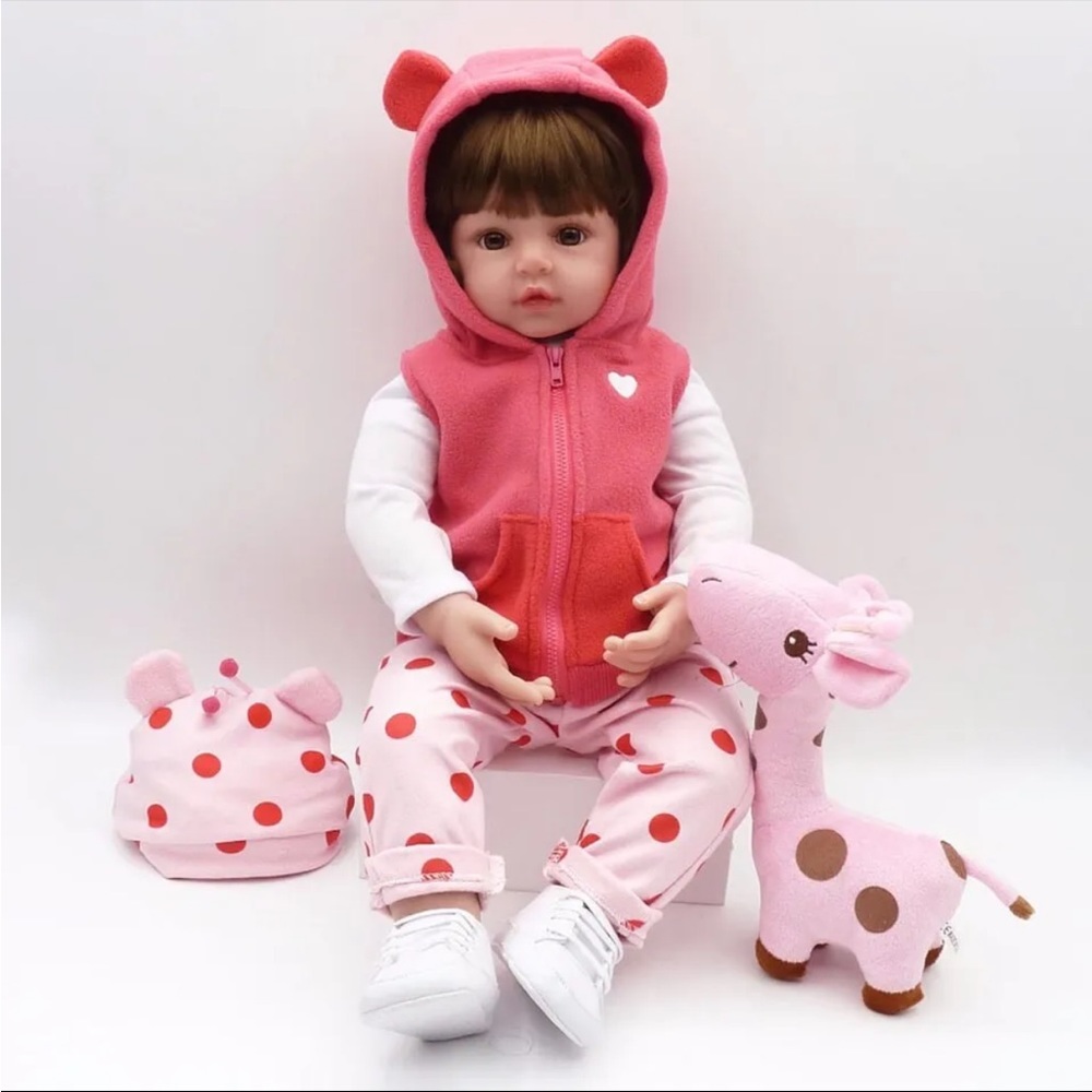 Reborn Dolls 19Inch Handmade Realistic Baby with Toy Accessories